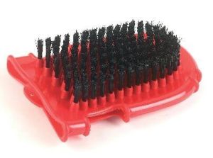 Grooming glove, a pimple page-a page hard bristles
