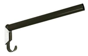 Saddle rack, round version, foldable, black