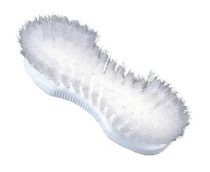 Brush white bristles
