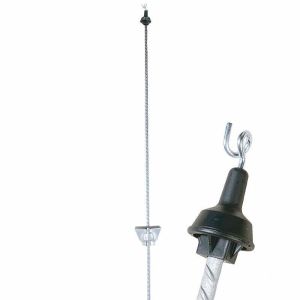 Pasture fence Rod oval with a wire loop 105 cm, 25 pieces per carton