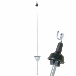 Pasture fence bar, around 105 cm, 25 pieces per box with wire loop
