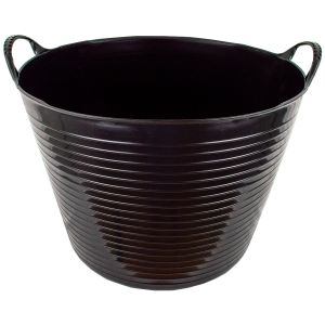 Gorilla plastic tub black 38 litres