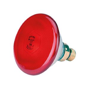 Philips Infrarotsparbirne 175 Watt, rot - Infrarotsparlampe in robuster Ausführung