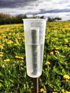 Silicone rain gauge up to 45l/sqm - sustainable, durable and flexible