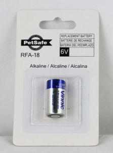 Replacement battery 1 x 6 Volt alkaline