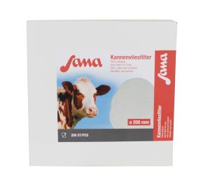SANA Filterscheiben Kannenvliesfilter 200 mm Milchfilterscheiben