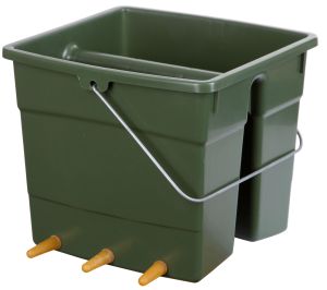 Lamb bucket plastic, 6 suction set for boxes partitions