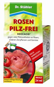 Boccacio ® roses fungus-free by Dr. Staehler, 24 ml bottle - gray suspension concentrate against fungal diseases