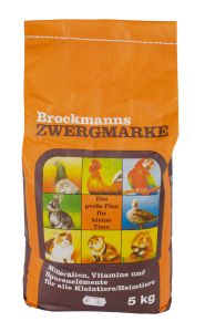 Brockmanns Zwergmarke - 5 kg Mineralfutter für Tauben Geflügel und Kaninchen