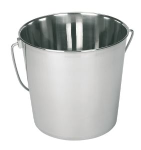 Stainless steel bucket - 8.5 litres