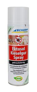 Ektosol Kieselgur Spray - Trockenhilfsmittel für Geflügelställe - 500ml