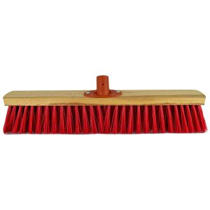 Room broom 50 cm Elaston red with quick set holder