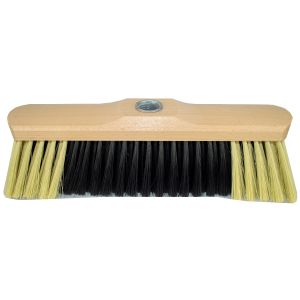 Kitchen broom 28 cm lacquered hair blend, with thread