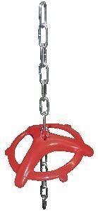 On hanging chain for piglets teether