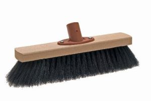 Room broom 28 cm, horsehair, with quick set holder