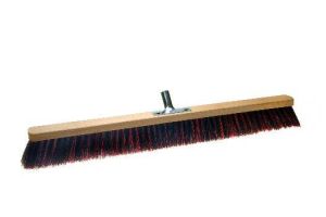 Room broom 80 cm harangue/Elaston mix with metal stick holder