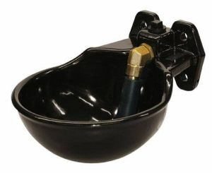 Drinking bowl G 51 enamelled with tube valve