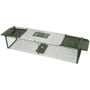 Box case 100 cm length green with two inputs