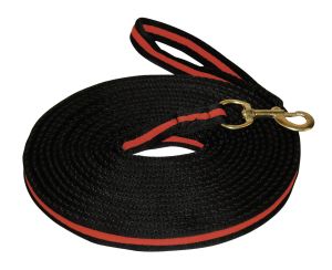 Lunging rope soft lunge, 8 m long assorted colors
