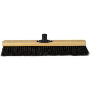 Room broom 50 cm, horsehair, with quick set holder