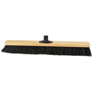 Room broom 60 cm, horsehair, with quick set holder