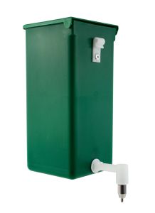 Nippeltränke grün 1 Liter mit Licht und Vitaminschutz - Kunststoffhalter