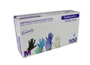 Einmalhandschuhe Nitril Screen perfect - Handschuhe Größe M