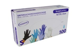 Einmalhandschuhe Nitril Screen perfect - Handschuhe Größe S 