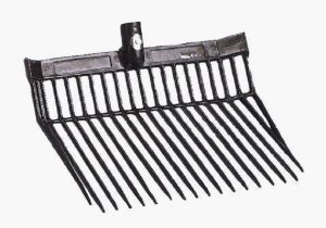 Horse manure fork PVC without metal handle