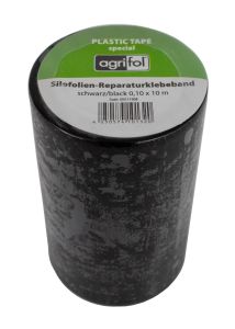 Silo Reparatur Klebeband, schwarz 10 cm breit, 10 m lang für Reparatur-, Abdichtungs- und Isolierarbeiten