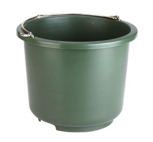 Install buckets and buckets 12 Litre Olive Green