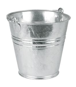 Water bucket galvanised 14 litres