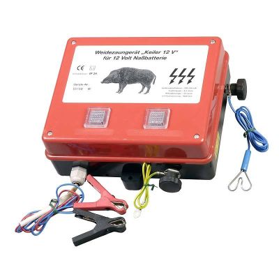 EIDER Fence battery Charger Energizer with ground rod