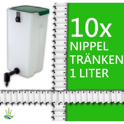 Nipple Drinker White Olba
