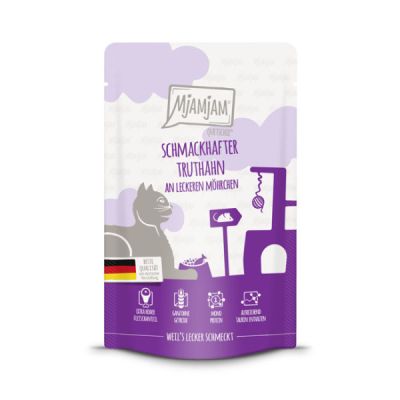 Quetschie "Turkey &amp; Carrots" - 125g tasty turkey with delicious carrots