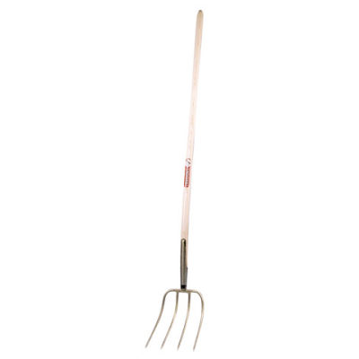 Harvest King manure fork, 4 tines, 31 x 23, handle 135 cm