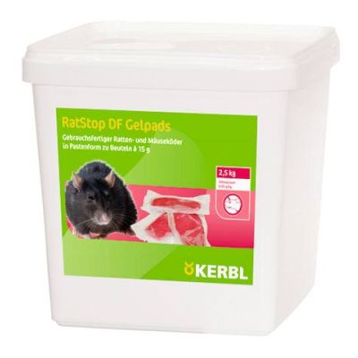 RatStop DF Gelpad 2500 g serving 15 g ABP. (Difenacoum)