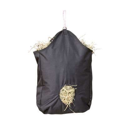 Hay bag black, 2 Aufhängeringe