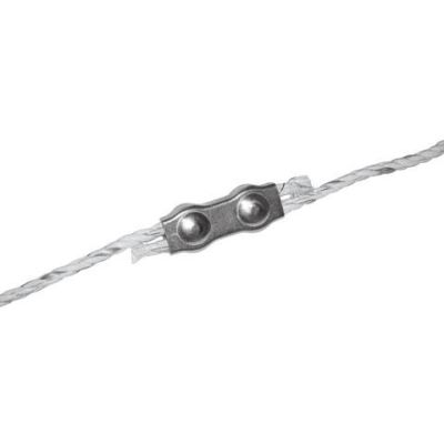 Cable connectors, galvanized, for 6 mm steel cable, 5 piece