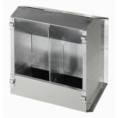 Rabbit feeder plate 2 places