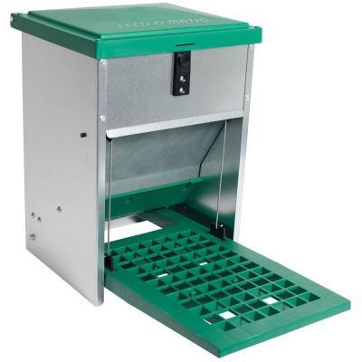 Feedomatic Futterautomat mit Trittplatte für 5kg Futter