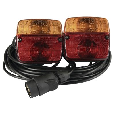 Magnetic trailer lighting set 2.50/7,50 m cable