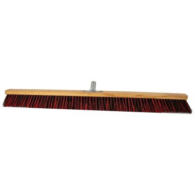Room broom 100 cm harangue/Elaston mix with metal stick holder