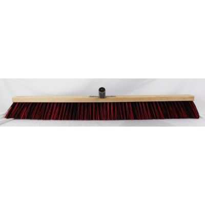 Room broom 80 cm harangue/Elaston mix with metal stick holder