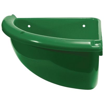 Plastic corner trough "Derby" 24 litre - 63cm wide corner trough for horses cows sheep