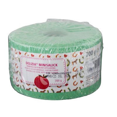 Delizia lick MiniSalick Apple - 700g with hanging hole