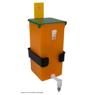 Holder for nipple drinker made of plastic (drinker not included)