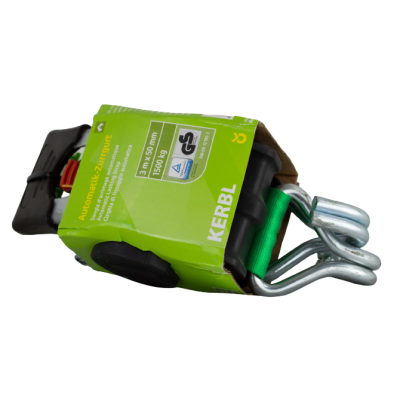 Automatic lashing strap 3m x 50mm pointed hook - 1500kg lashing force