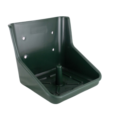 Salt lick holder in green plastic - holder/holder for lick stones