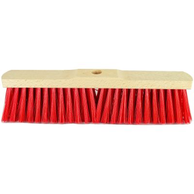 Room broom 40 cm Elaston red with shaft hole